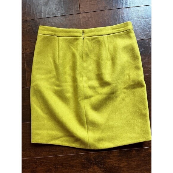 J. Crew Mini Pencil 100% Wool Lined Skirt Womens Sz 00 - Picture 5 of 6